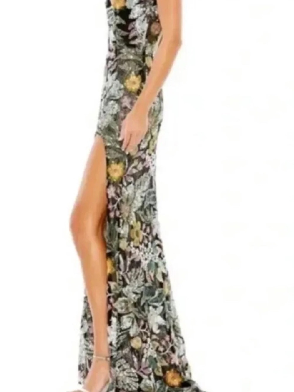 Mac Duggal Dress One Shoulder size 6 - Picture 4 of 5